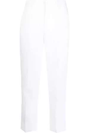Aspesi Women Pants - Linen cropped trousers