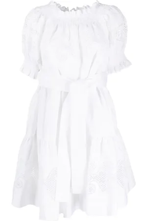 P.A.R.O.S.H. Eyelet-embellished cotton minidress