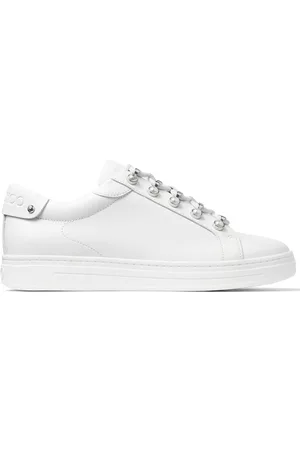 Jimmy Choo Antibes pearl-embellished sneakers