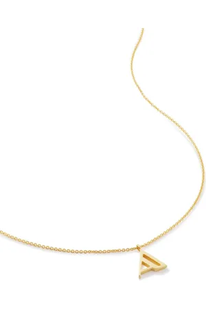 Monica Vinader Alphabet A charm necklace