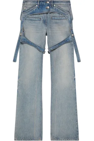 Courrèges Racer denim trousers