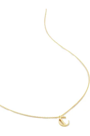 Monica Vinader Alphabet C pendant necklace