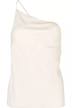 St Agni One-shoulder lyocell top