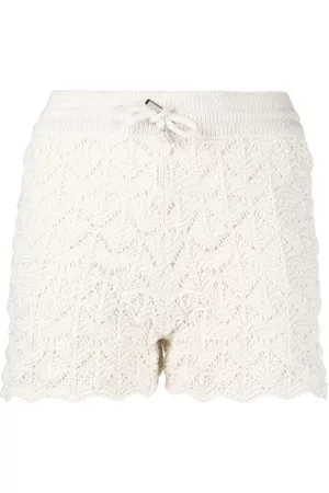 ELEVENTY Women Knit Shorts - Drawstring-waist knit shorts