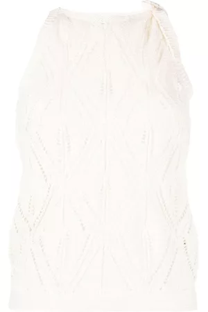 ELEVENTY Women Strapless Tops - Sleeveless tricot-knit top