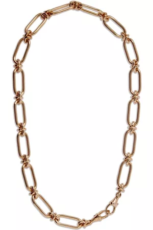 ANNOUSHKA 14kt yellow Knuckle chain link necklace