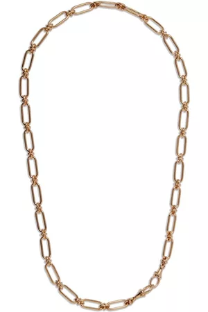 ANNOUSHKA 14kt yellow Knuckle chain link necklace