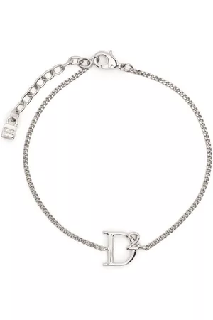 Dsquared2 Men Bracelets & Bangles - D letter charm bracelet