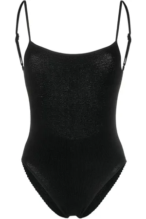 Bond Eye Crinkled scoop-back swimsuit