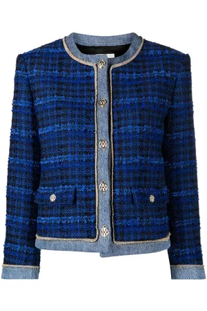 Sandro Women Cropped Jackets - Checked tweed jacket