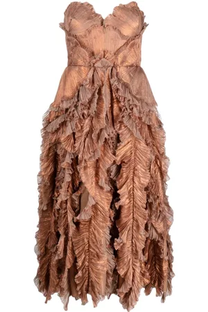 MARIA LUCIA HOHAN Lunara ruffled sweetheart dress