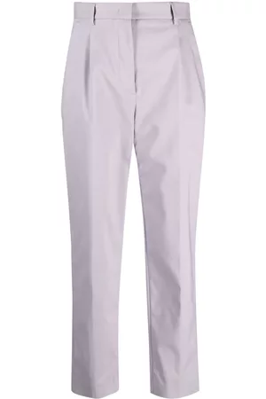 Manuel Ritz Women Pants - Dart-detailing tapered trousers