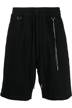 MASTERMIND JAPAN Logo-print drawstring bermuda shorts