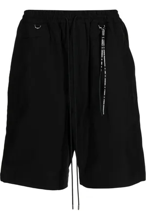 MASTERMIND Logo-embroidered bermuda shorts