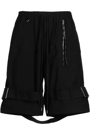 MASTERMIND Skull-embroidered bermuda shorts