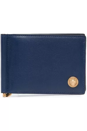 VERSACE Men Wallets - Medusa Biggie leather bi-fold clip wallet
