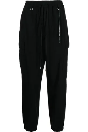 MASTERMIND Embroidered-logo cargo trousers