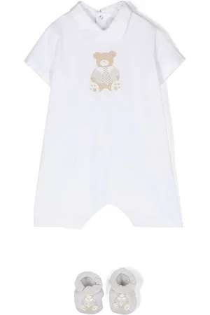 Story Loris Button-up short-sleeve rompers