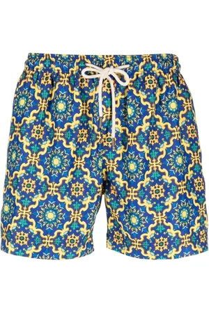 PENINSULA SWIMWEAR Graphic-print swim shorts