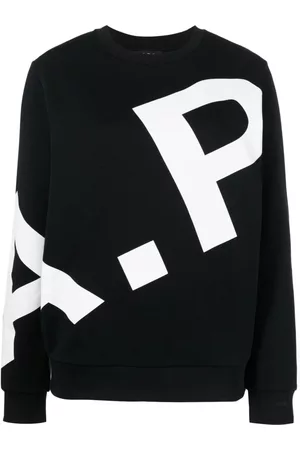 A.P.C. Women Sweatshirts - Logo-print sweatshirt
