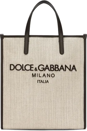 Dolce & Gabbana Small Shopping canvas tote bag