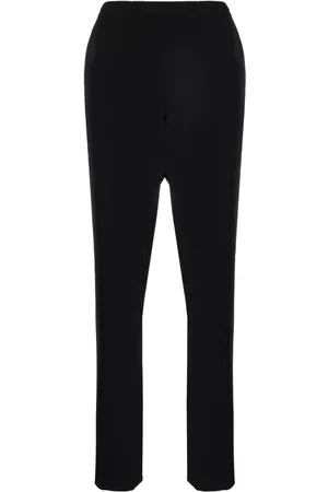Emporio Armani Women Slim Pants - Mid-rise drop-crotch trousers