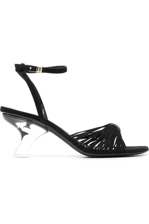Khaite Amity 65mm suede sandals
