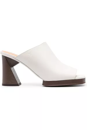 Tod's Women High Heels - 95mm sculpted-heel leather mules