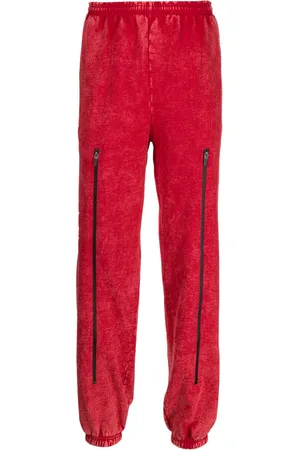 Foo and Foo Zip-detail cotton straight-leg trousers
