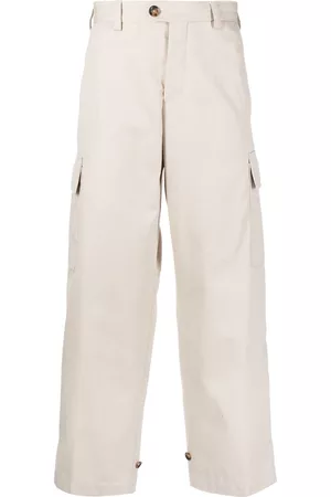 PT Torino Men Straight Leg Cargo Pants - Straight-leg chino cargo trousers