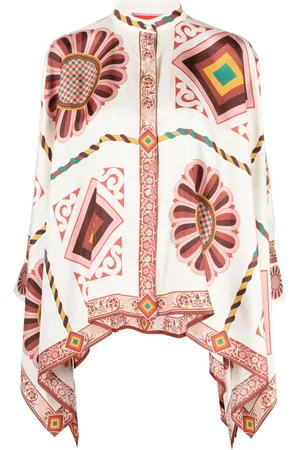 La DoubleJ Printed asymmetric shirt