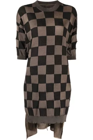 UMA WANG Graphic-print midi dress