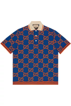 Gucci NY Logo Short Sleeve Polo Multiple colors Cotton ref.555400 - Joli  Closet