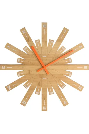 Alessi Raggiante bamboo wall clock