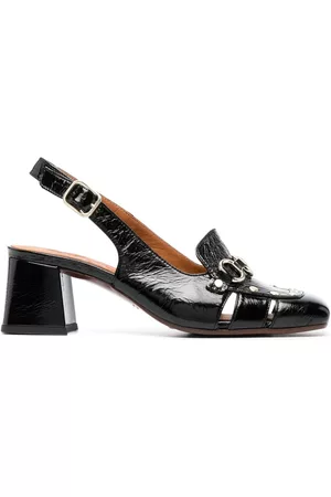 Chie Mihara Women Heels - 60mm chain-link detail slingback pumps