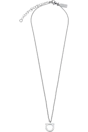 Salvatore Ferragamo Gancini cable-link necklace