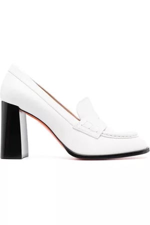 santoni Women Heels - Court leather pumps