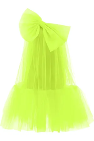 Tulleen Maggi oversize-bow tulle dress