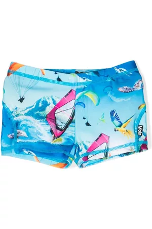 Molo Graphic-print swim shorts