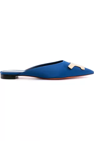 santoni Women Sandals - Sibille satin mules