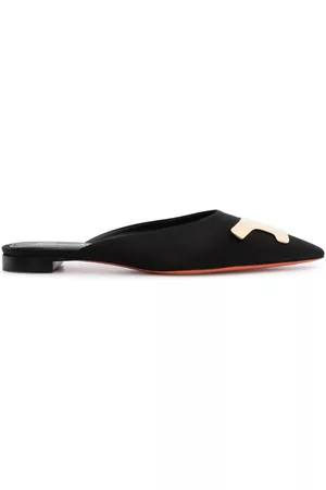 santoni Women Sandals - Sibille satin mules