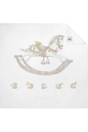 Atelier Choux Graphic-print organic-cotton carr??