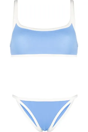 Lisa Marie Fernandez Contrasting-border bikini set