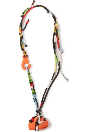 Puccini Graphic-print strap necklace