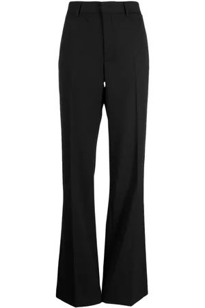 Nº21 Women Pants - Pressed-crease high-waisted trousers