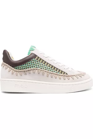 Mou Women Designer sneakers - Schuhe stitch-embellished sneakers
