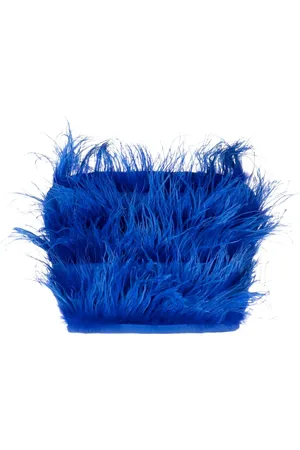 Patrizia Pepe Feather-detailing cropped top