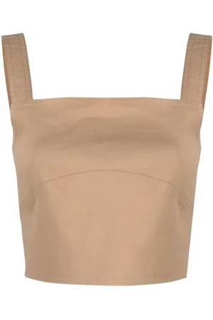 Pinko Women Crop Tops - Square-neck crop top