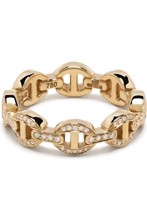 HOORSENBUHS 18kt yellow chain-link ring