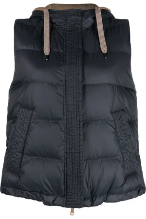 Brunello Cucinelli Quilted hooded gilet